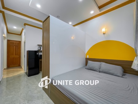 Cho thuê căn hộ 1PN vách ngăn full nội thất Q4 gần cầu Calmette, chợ Xóm Chiếu, ĐH Luật, kế Quận 1