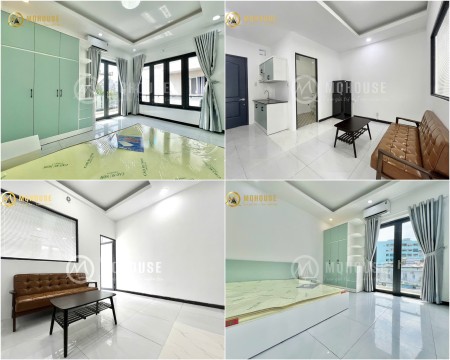 Giảm giá sốc! Căn hộ 1PN balcony - Tone xanh pastel, nội thất hiện đại - Ngay Phan Văn Trị