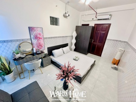 Cho thuê căn hộ 1 phòng ngủ gần sân bay Tân Sơn Nhất, Tân Bình – Ban công thoáng mát