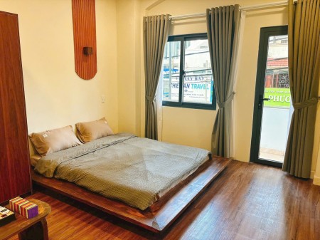 Cho thuê studio 35m2 full nội thất có ban công thoáng tại Bùi Đình Túy, Bình Thạnh, gần chợ Bà Chiểu