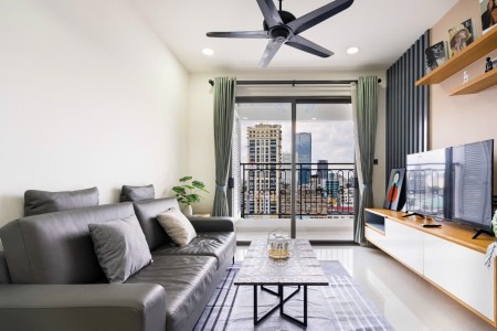 Thuê Saigon Royal 2PN 2WC full nội thất view sông tại Bến Vân Đồn q4 gần Bitexco Nguyễn Huệ Q1