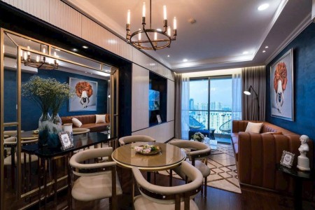 Thuê Gold View 2PN 2WC nội thất cao cấp full gỗ view sông SG tại Bến Vân Đồn Q4 gần Bitexco Q1 Q3