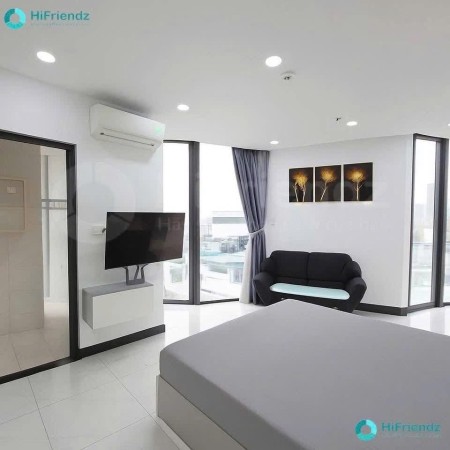 Căn hộ studio ban công full NT, máy giặt riêng ngay Tân Quy, Q7 – Đối diện RMIT, gần Lotte & Crescen