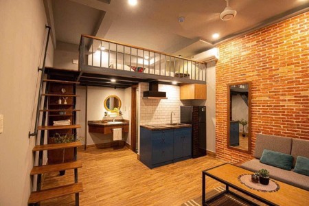 Cho thuê căn hộ Duplex sang trọng, có bảo vệ gần Đại học Hutech – Nguyễn Gia Trí, Quận Bình Thạnh