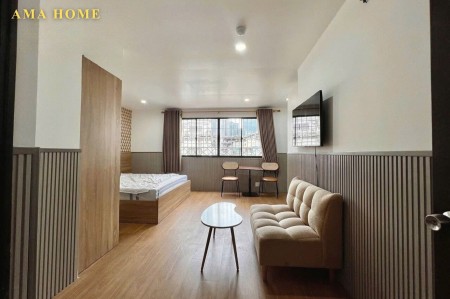 Cho thuê căn hộ đầy đủ nội thất 35m2 cửa to gần đại học GTVT Nguyễn Văn Thương Bình Thạnh