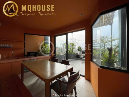 Căn hộ 2 phòng ngủ tách bếp full nội thất cửa sổ trời ban công 45m² gần Nhà Hát Thành Phố