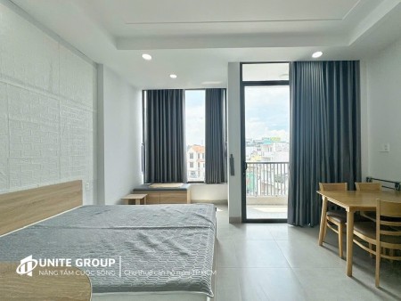 Studio cao cấp 35m² – Ban công riêng – Full nội thất mới 100% – Ngay Nhà Ga T3, Tân Bình