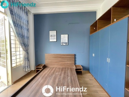 Cho thuê căn hộ Studio Ban công, Máy giặt riêng Q4 gần ĐH Luật, ĐH Nguyễn Tất Thành, Cầu Ông Lãnh