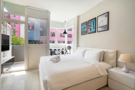 Căn Hộ Trung Tâm Đối Diện THE ADORA DYNASTY 40m2 Balcony/Cửa Sổ Gần Bùi Viện Chợ Bến Thành