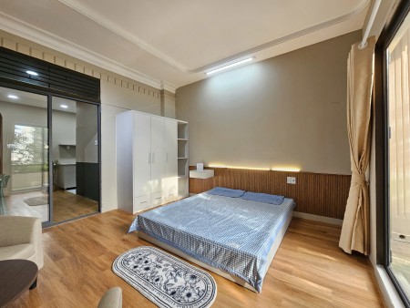 Căn hộ 1PN, ban công, tách bếp. Gần Đh Luật, Đh Nguyễn Tất Thành, cầu Ông Lãnh, cầu Calmette,...