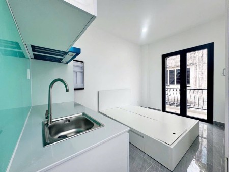 Khai trương căn hộ Studio Ban công Q1 gần chợ Thái Bình, vòng xoay Cống Quỳnh, Cinestar Quốc Thanh