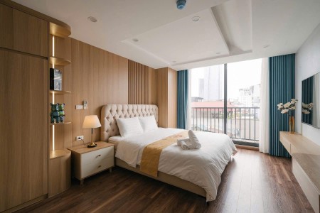 Cho thuê căn hộ 1 phòng ngủ Tân bình Có ban công Full nội thất - Có cửa sổ thoáng -Gần sân bay TSN