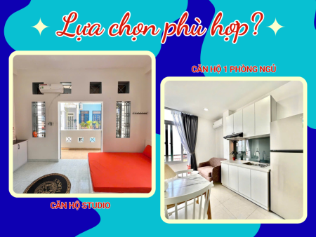 Studio hay 1 phòng ngủ: lựa chọn phù hợp khi thuê căn hộ tại TPHCM?
