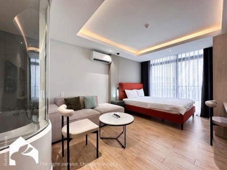 Cho Thuê Căn hộ Studio tách bếp Ban công – Full nội thất cao cấp – Máy giặt riêng – Chợ Phạm Văn Hai