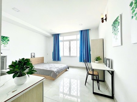 Cho thuê căn hộ Studio Cửa sổ thoáng Q4 gần ĐH Luật, ĐH Nguyễn Tất Thành, chợ 200, nhà thờ Xóm Chiếu
