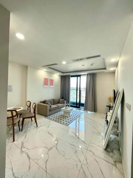 Cho thuê căn hộ 2PN +1 PLV, Diện tích 85.6m2, rộng rãi, tầng cao, nội thất đẹp