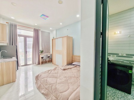 Căn hộ 1pn tách bếp ban công full nội thất gần sân bay tân sơn nhất cv Hoàng Văn Thụ Tân Bình