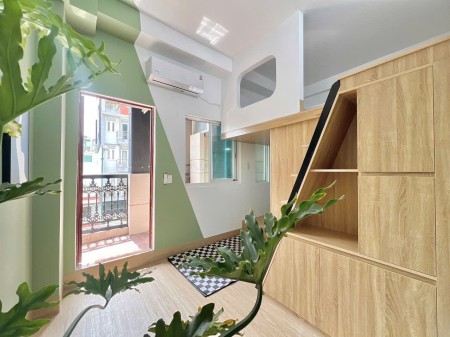 Cho thuê căn hộ 1PN duplex Tân Bình có ban công gần Sân bay TSN, K300, Etown