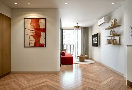 Cho thuê căn hộ 1Pn Ban công Rộng 60m2 Q8 gần cầu Nguyễn Văn Cừ, cầu Rạch Ông, chợ Rạch Ông