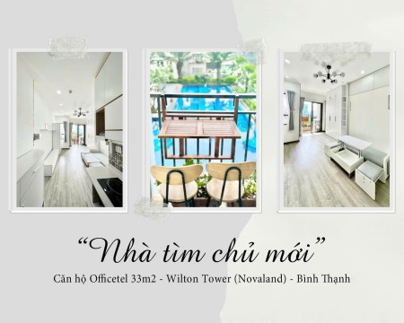 Thuê Chung cư 33m2 Đầy đủ nội thất View hồ bơi - ở liền ngay chung cư Wilton Tower Nguyễn Văn Thuong