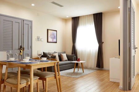 Căn hộ dịch vụ 1 phòng ngủ – gần trung tâm Quận Tân Bình.