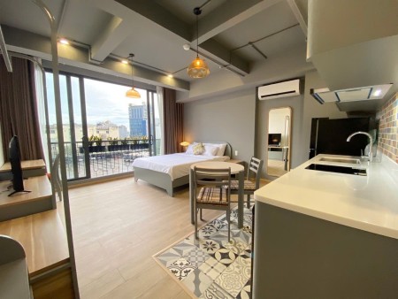 Căn hộ studio 50m² full nội thất – Lê Tấn Quốc, Tân Bình – Gần Etown và Sân bay TSN – Cửa sổ rộng