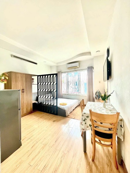 Cho thuê Studio cửa sổ full nội thất Q1, ngay cầu Bông, nhà thờ Tân Định, chợ Tân Định, công viên Lê