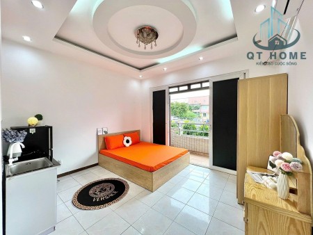 Cho thuê căn Studio Ban công ngay chân cầu Nguyễn Văn Cừ, gần Nowzone, Đh Sài Gòn, Đh Sư Phạm, Đh KH