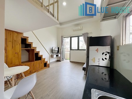 CĂN HỘ GÁC LỬNG BAN CÔNG 45m2 NGAY TÂN BÌNH GẦN K300 ETOWN NHÀ GA T3