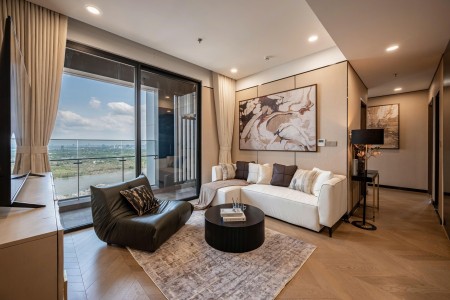 Căn hộ 3 phòng ngủ view Sông thoáng mát, đẹp mộng mơ. Nội thất đầy đủ cáo cấp,tại Lumiere Riverside