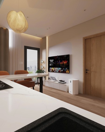 Ảnh 2 - Cho thuê căn hộ 1PN có ban công Tân Bình, gần sân bay & Etown