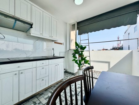 Ảnh 4 - CHO CĂN HỘ DỊCH VỤ 1PN ban công siêu rộng– FULL NỘI THẤT…