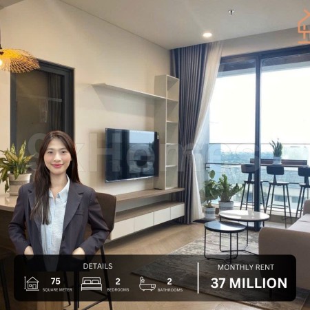 Lumiere Riverside cho thuê căn 2PN2WC full nội thất, 37 triệu/tháng (bao phí)