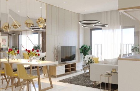 Cho thuê căn hộ 3 phòng ngủ The Sun Avenue – full nội thất, Quận 2