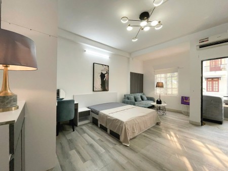 Cho thuê CHDV studio tách bếp Him Lam, quận 7 – Có ban công & máy giặt riêng – Full nội thất