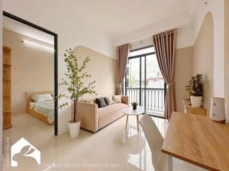 Căn Hộ 1PN Mới Keng Ban Công - Bếp Rộng - Ánh Sáng Tự Nhiên - Thang máy Gần Vòng Xoay Lăng Cha Cả