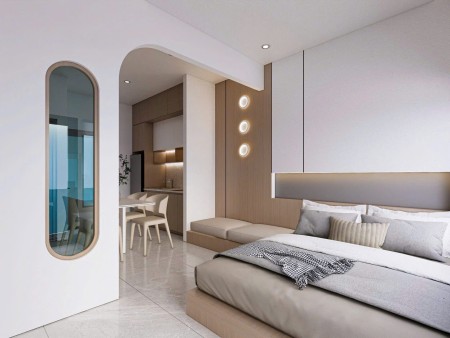 Cho thuê căn hộ studio ban công view vip – Full nội thất – Gần sân bay Tân Sơn Nhất