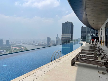 Cho thuê CH Grand Marina Saigon, Tòa SEA, 55 triệu, 62m2, 1PN, trực diện sông, Full NT, giá rẻ !