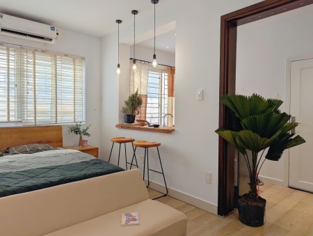 Căn hộ 1pn ban công máy giặt riêng rộng 40m2 gần sân bay Tân Sơn Nhất, ga T3,Hoàng Văn Thụ, Tân Bình