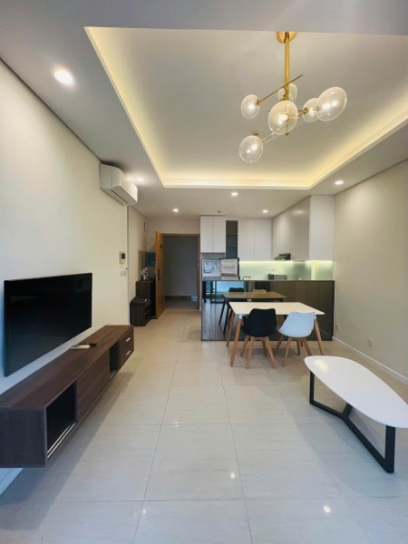 ho thuê căn hộ 1pn Đảo Kim Cương – full nội thất, view hồ bơi