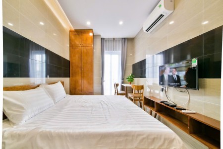 Cho thuê cc mini full nội thất ban công thoáng đầy đủ tiênn nghi Phùng Văn Cung