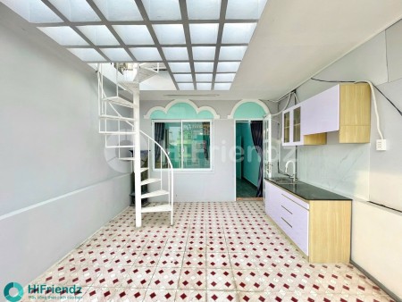 Phòng cho thuê giá rẻ quận 1 đường Đinh Tiên Hoàng gần Hồ Con Rùa đầy đủ tiện nghi - tách bếp 30m2