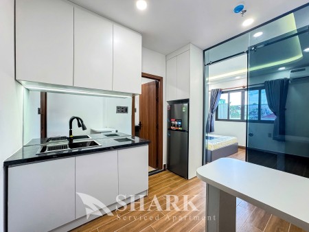 Phòng 37m2 Full Nội Thất, Cửa Sổ Lớn Tách Bếp Ngay Phan Đăng Lưu gần Q1, Q3, chợ Bà Chiểu