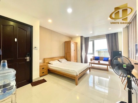 Cho thuê căn hộ Studio Cửa sổ thoáng, sạch sẽ Q1 gần cầu Ông Lãnh, Bùi Viện, chợ Bến Thành