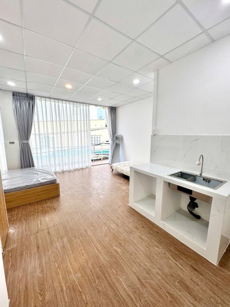 Cho thuê căn hộ Studio Ban công Q8, gần cầu Nguyễn Văn Cừ, cầu Kênh Xáng, chợ Rạch Ông, cầu Rạch Ông