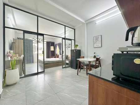 Căn Hộ 1PN 45m2 Full Nội Thất Ban công, Calmette Q1, Gần cầu ông Lãnh