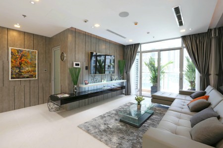 Cho thuê căn hộ Vinhomes Central Park – Park 6A - 4PN3WC - Full nội thất cao cấp