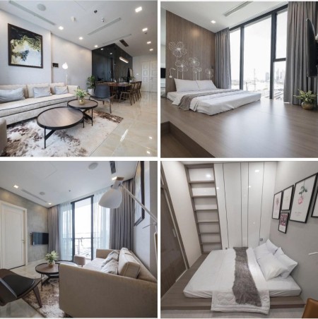 Cho thuê căn 2PN full đồ view đẹp, nhà mới vào ở ngay Vinhomes Golden River