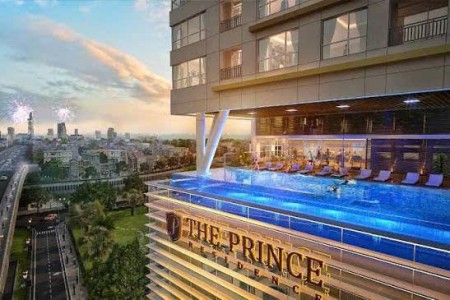 Cho thuê chung cư The Prince Residence 71m2, 2pn,2wc, nội thất đầy đủ, tầng cao với view thoáng