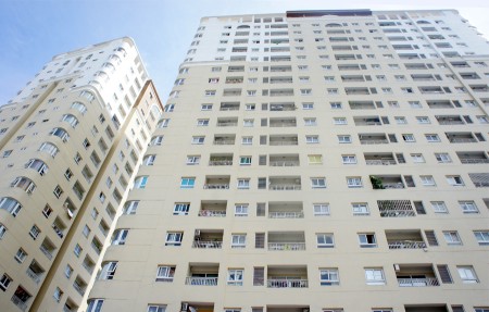 Cần cho thuê chung cư Âu Cơ Tower, DT 80m2, 2PN, 2WC NTCB 11tr/tháng